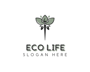 Eco Friendly Lotus Tailoring logo design