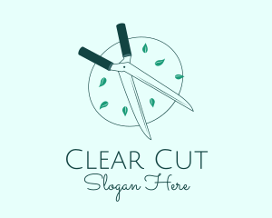 Leaf Garden Shear logo design