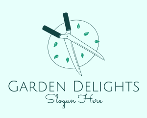 Leaf Garden Shear logo design