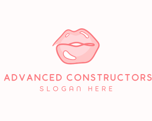 Sexy Lips Makeup  logo design