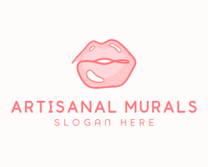 Sexy Lips Makeup  logo design