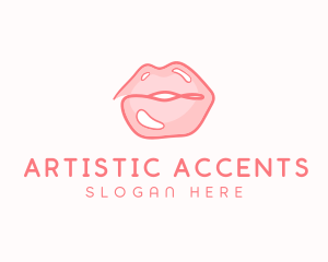 Sexy Lips Makeup  logo design