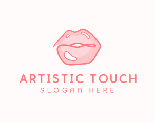 Sexy Lips Makeup  logo design