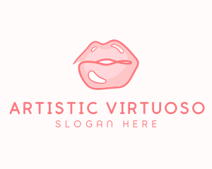 Sexy Lips Makeup  logo design