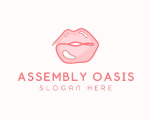 Sexy Lips Makeup  logo design