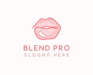 Sexy Lips Makeup  logo design