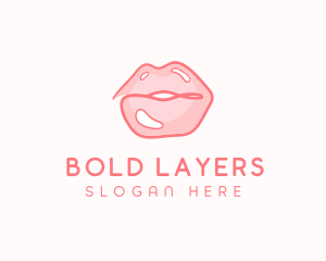 Sexy Lips Makeup  logo design