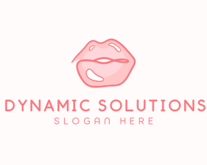 Sexy Lips Makeup  logo design