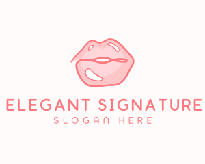 Sexy Lips Makeup  logo design