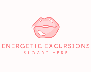 Sexy Lips Makeup  logo design