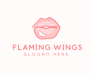 Sexy Lips Makeup  logo design