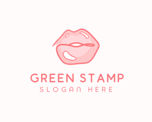 Sexy Lips Makeup  logo design