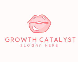 Sexy Lips Makeup  logo design