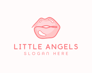 Sexy Lips Makeup  logo design