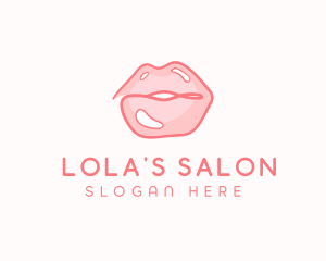 Sexy Lips Makeup  logo design