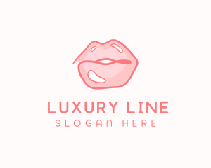 Sexy Lips Makeup  logo design