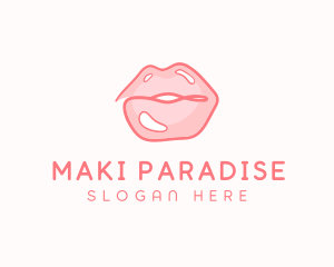 Sexy Lips Makeup  logo design