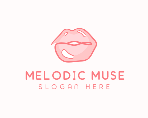 Sexy Lips Makeup  logo design