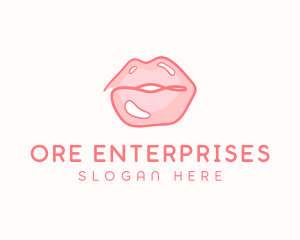 Sexy Lips Makeup  logo design