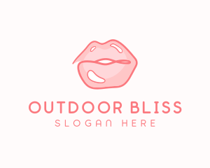 Sexy Lips Makeup  logo design