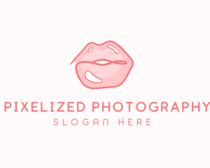 Sexy Lips Makeup  logo design