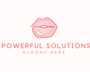 Sexy Lips Makeup  logo design