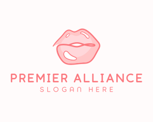 Sexy Lips Makeup  logo design