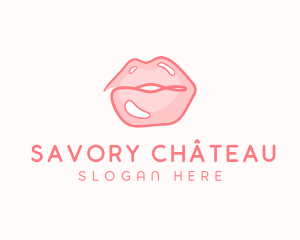 Sexy Lips Makeup  logo design