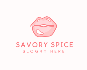 Sexy Lips Makeup  logo design