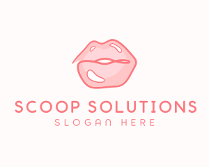 Sexy Lips Makeup  logo design