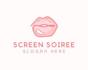 Sexy Lips Makeup  logo design