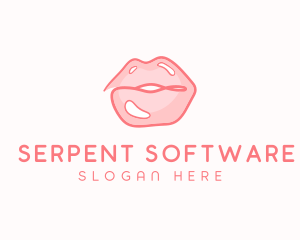 Sexy Lips Makeup  logo design