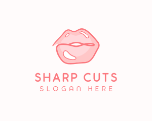 Sexy Lips Makeup  logo design