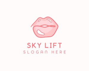 Sexy Lips Makeup  logo design