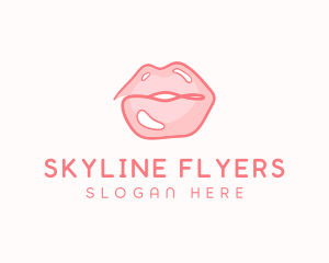 Sexy Lips Makeup  logo design