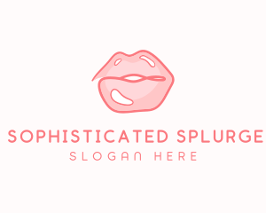 Sexy Lips Makeup  logo design