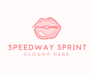 Sexy Lips Makeup  logo design