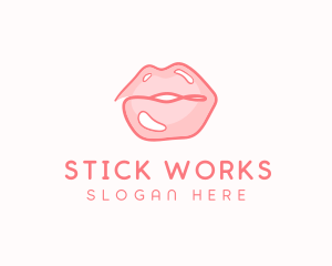 Sexy Lips Makeup  logo design