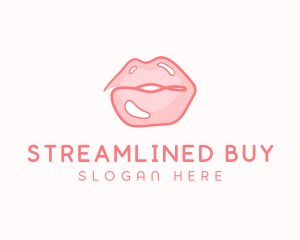 Sexy Lips Makeup  logo design