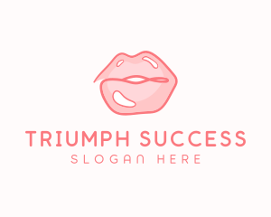 Sexy Lips Makeup  logo design