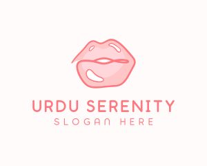 Sexy Lips Makeup  logo design