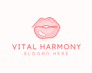 Sexy Lips Makeup  logo design