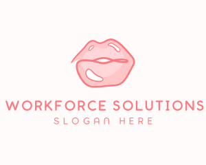 Sexy Lips Makeup  logo design