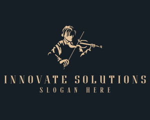 Violin Instrument Musician Logo