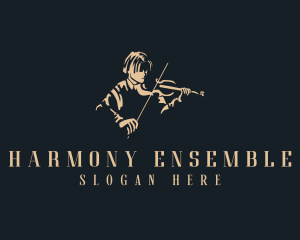 Violin Instrument Musician logo