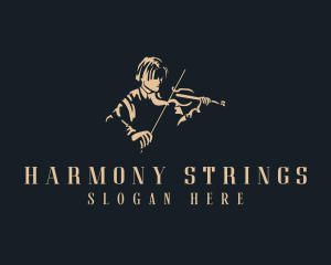 Violin Instrument Musician logo