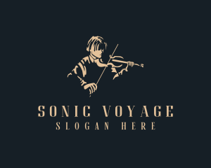 Violin Instrument Musician logo