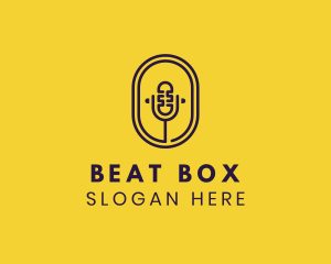 Oval Podcast Microphone logo