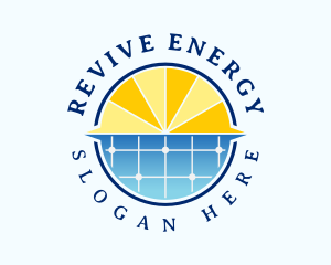 Global Solar Panel Energy logo design