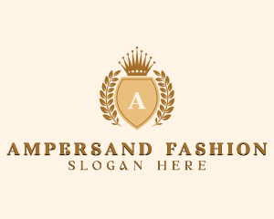 Upscale Crown Fashion logo design